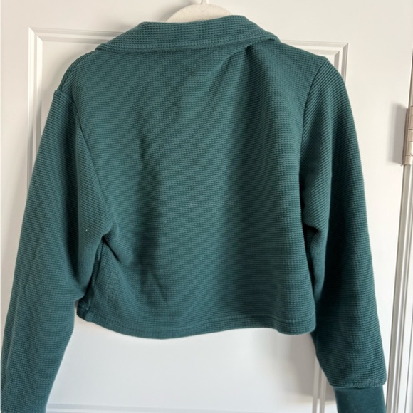 Athleta waffle Half-Zip Top - Pine, XS - Picture 6 of 6